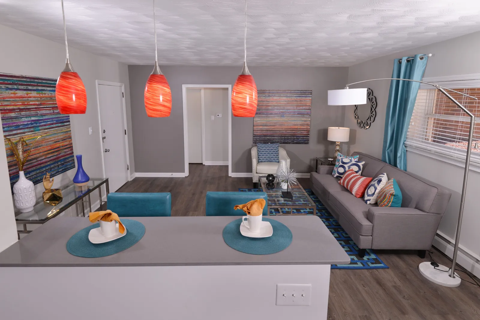 South and Madison — Living room